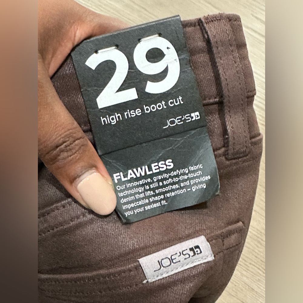 Joe’s Wax Coated Bootcut Jeans - Picture 6 of 11